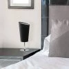 Mini Table Lamp with Angled Fabric Shade Black - Simple Designs -Loca Table Lamps Store unnamed file 604