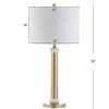 JONATHAN Y Metal/Marble Gregory Table Lamp (Includes LED Light Bulb) Gold - JONATHAN Y -Loca Table Lamps Store unnamed file 618