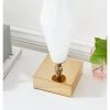 Olivia & May Modern Glass and Iron Tapered Table Lamp - Olivia & May -Loca Table Lamps Store unnamed file 685