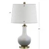 JONATHAN Y 25" Gradient Ceramic/Brass Table Lamp White/Gray (Includes LED Light Bulb) - JONATHAN Y -Loca Table Lamps Store unnamed file 715