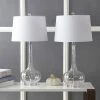 JONATHAN Y 28.5" (Set of 2) Bette Glass Teardrop Table Lamp (Includes LED Light Bulb) - JONATHAN Y Smoke -Loca Table Lamps Store unnamed file 717