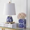 JONATHAN Y 16" Ceramic Justina Mini Table Lamp (Includes LED Light Bulb) Blue - JONATHAN Y -Loca Table Lamps Store unnamed file 727
