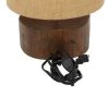 Olivia & May 14" Mahogany Wood Log Table Lamp with Jute Oval Shade Natural - Olivia & May -Loca Table Lamps Store unnamed file 765