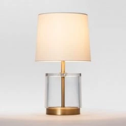 Modern Acrylic Accent Lamp Brass - Project 62™