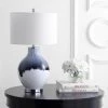 JONATHAN Y 27" Glass/Metal Mia Table Lamp (Includes LED Light Bulb) Blue - JONATHAN Y -Loca Table Lamps Store unnamed file 792