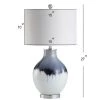 JONATHAN Y 27" Glass/Metal Mia Table Lamp (Includes LED Light Bulb) Blue - JONATHAN Y -Loca Table Lamps Store unnamed file 793