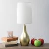 1 Light Tear Drop Table Lamp Gold - Simple Designs -Loca Table Lamps Store unnamed file 824