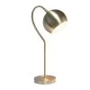 Mid Century Curved Table Lamp with Dome Shade Antique Brass - Lalia Home -Loca Table Lamps Store unnamed file 828