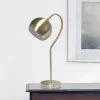 Mid Century Curved Table Lamp with Dome Shade Antique Brass - Lalia Home -Loca Table Lamps Store unnamed file 829