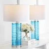 JONATHAN Y (Set of 2) 27.5" LED Glass Fused Cylinder Table Lamps - JONATHAN Y Clear -Loca Table Lamps Store unnamed file 857