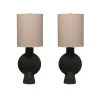 2pc Terracotta Linen Shade Table Lamp Black - 3R Studios 1 2pc Terracotta Linen Shade Table Lamp Black - 3R Studios -Loca Table Lamps Store unnamed file 885