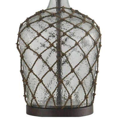 30" Cayos Rope Glass Table Lamp Clear - StyleCraft 4 30" Cayos Rope Glass Table Lamp Clear - StyleCraft - Image 2