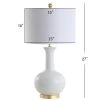 JONATHAN Y 27" Ceramic/Metal Brussels Table Lamp (Includes Energy Efficient Light Bulb) - JONATHAN Y Gray -Loca Table Lamps Store unnamed file 902