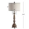 JONATHAN Y 33.5" Resin/Acrylic Carlisle Table Lamp (Includes LED Light Bulb) Brown - JONATHAN Y -Loca Table Lamps Store unnamed file 933