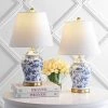 JONATHAN Y 22" (Set of 2) Penelope Chinoiserie Table Lamps (Includes LED Light Bulb) Blue/White - JONATHAN Y -Loca Table Lamps Store unnamed file 936