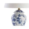 JONATHAN Y 22" (Set of 2) Penelope Chinoiserie Table Lamps (Includes LED Light Bulb) Blue/White - JONATHAN Y -Loca Table Lamps Store unnamed file 937
