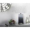 Olivia & May 26" x 15" Modern Metal Table Lamp Gray - Olivia & May -Loca Table Lamps Store unnamed file 994